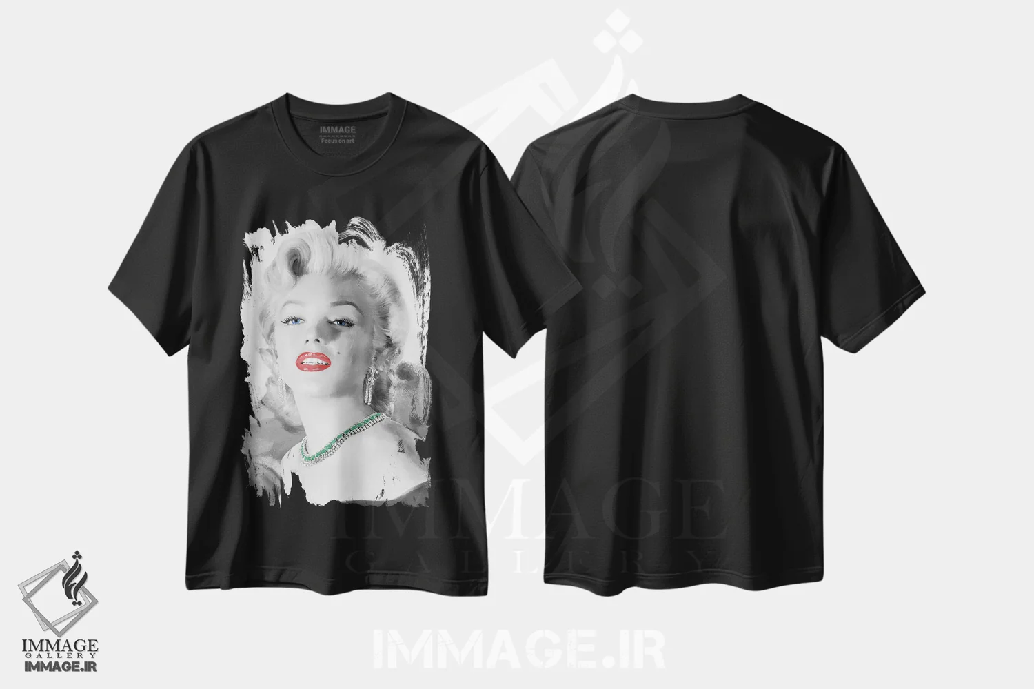 تیشرت مشکی طرح دار بهترین دوست دخترها، تزئینی اثر جری مایکلز | فروشگاه ایماژ