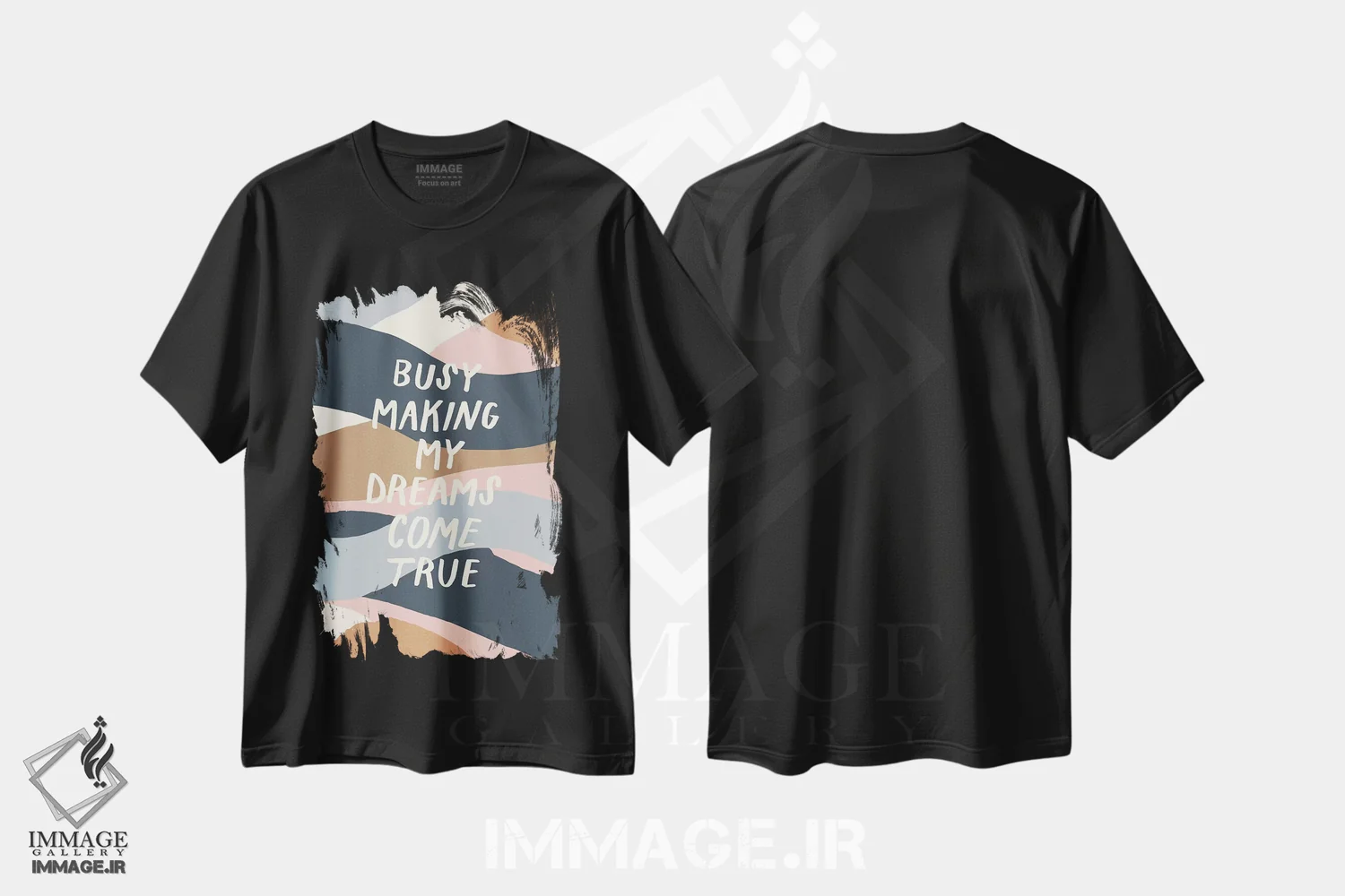 تیشرت مشکی طرح دار تو کارهای بزرگی انجام خواهی داد ۲، تزئینی اثر جسیکا بروگینک | فروشگاه ایماژ