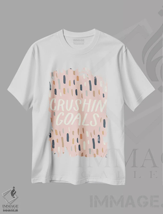 تیشرت سفید طرح دار تو کارهای بزرگی انجام خواهی داد ۳، تزئینی اثر جسیکا بروگینک | فروشگاه ایماژ