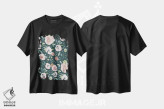 تیشرت مشکی طرح دار باغ مخفی دوم، تزئینی اثر جسیکا بروگینک | immage.ir