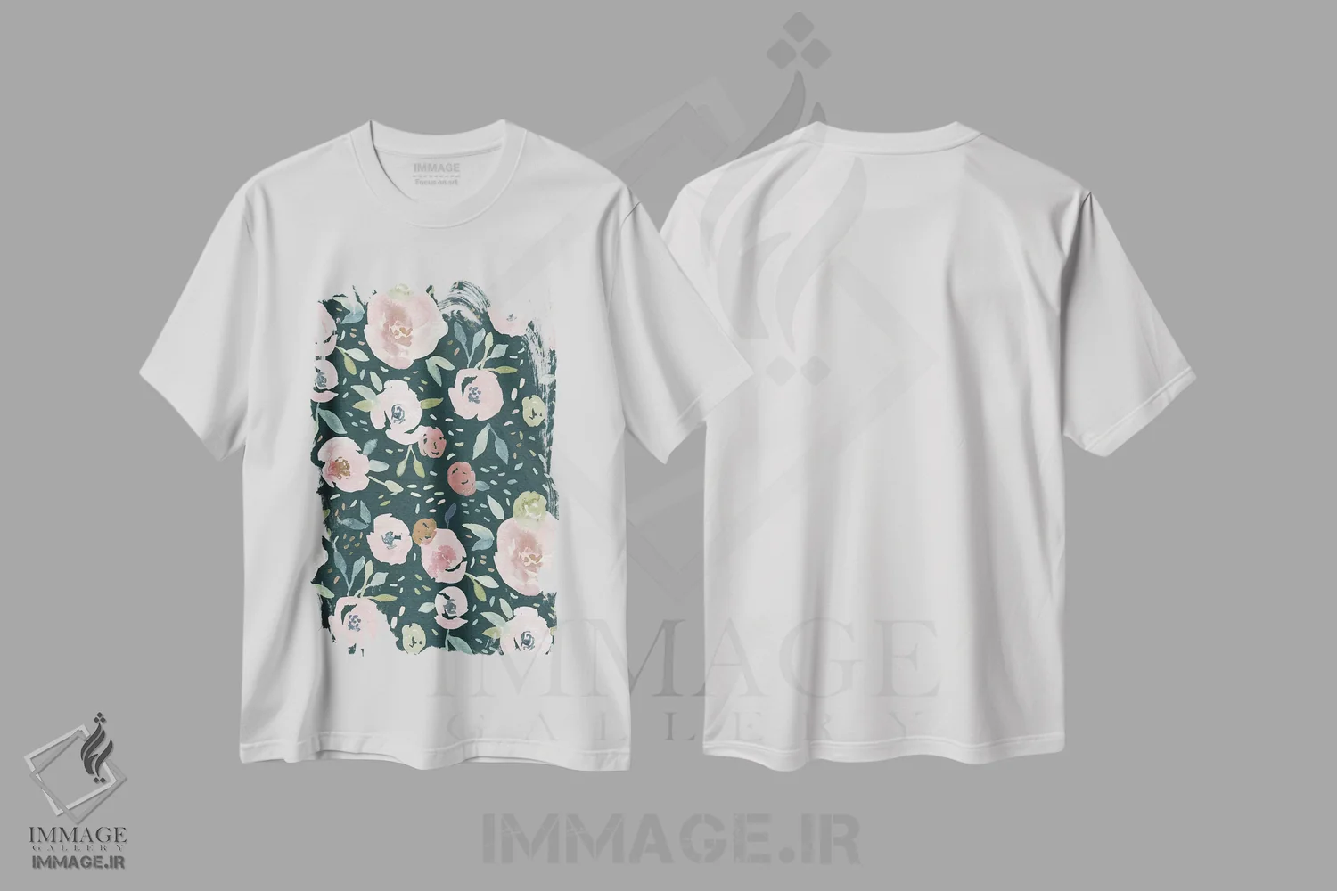 تیشرت سفید طرح دار باغ مخفی دوم، تزئینی اثر جسیکا بروگینک | فروشگاه ایماژ