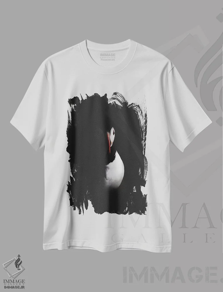 تیشرت سفید طرح دار لحظه ای برای استراحت، مدیوم اثر جو شاتر | فروشگاه ایماژ