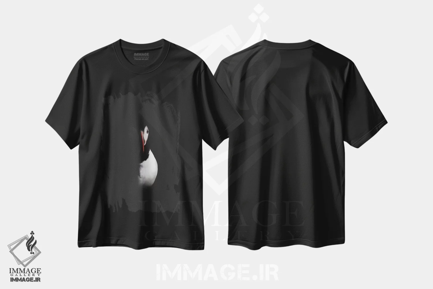 تیشرت مشکی طرح دار لحظه ای برای استراحت، مدیوم اثر جو شاتر | immage.ir