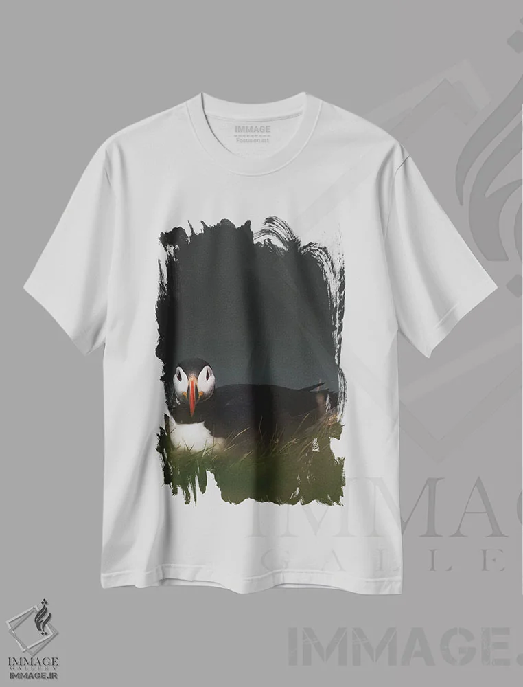 تیشرت سفید طرح دار بی قراری، مدیوم اثر جو شاتر | فروشگاه ایماژ