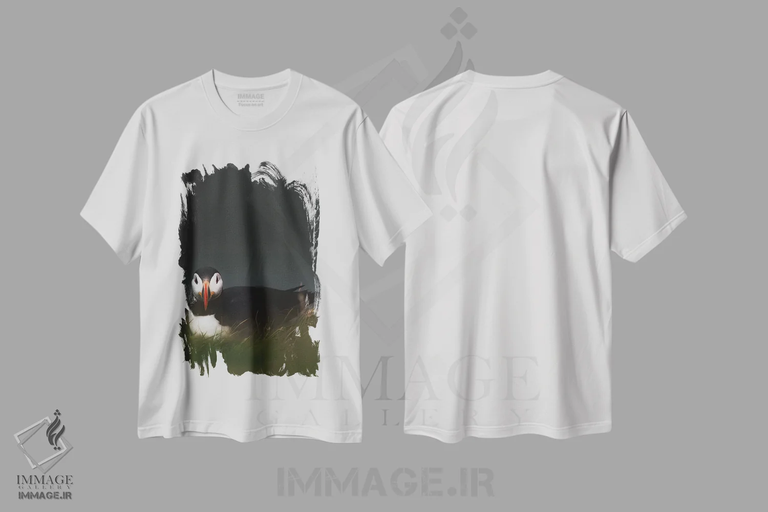 تیشرت سفید طرح دار بی قراری، مدیوم اثر جو شاتر | فروشگاه ایماژ