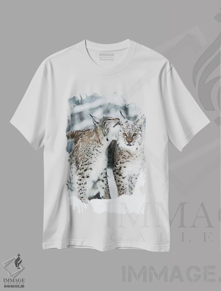 تیشرت سفید طرح دار باهم بودن، دکور تعطیلات اثر جو شاتر | فروشگاه ایماژ