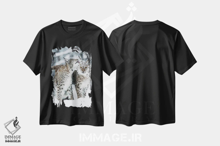 تیشرت مشکی طرح دار باهم بودن، دکور تعطیلات اثر جو شاتر | immage.ir