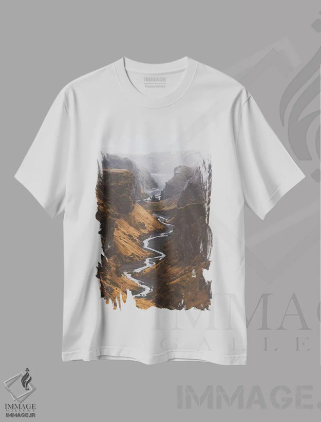 تیشرت سفید طرح دار ستون فقرات گربه، مدیوم اثر جو شاتر | فروشگاه ایماژ