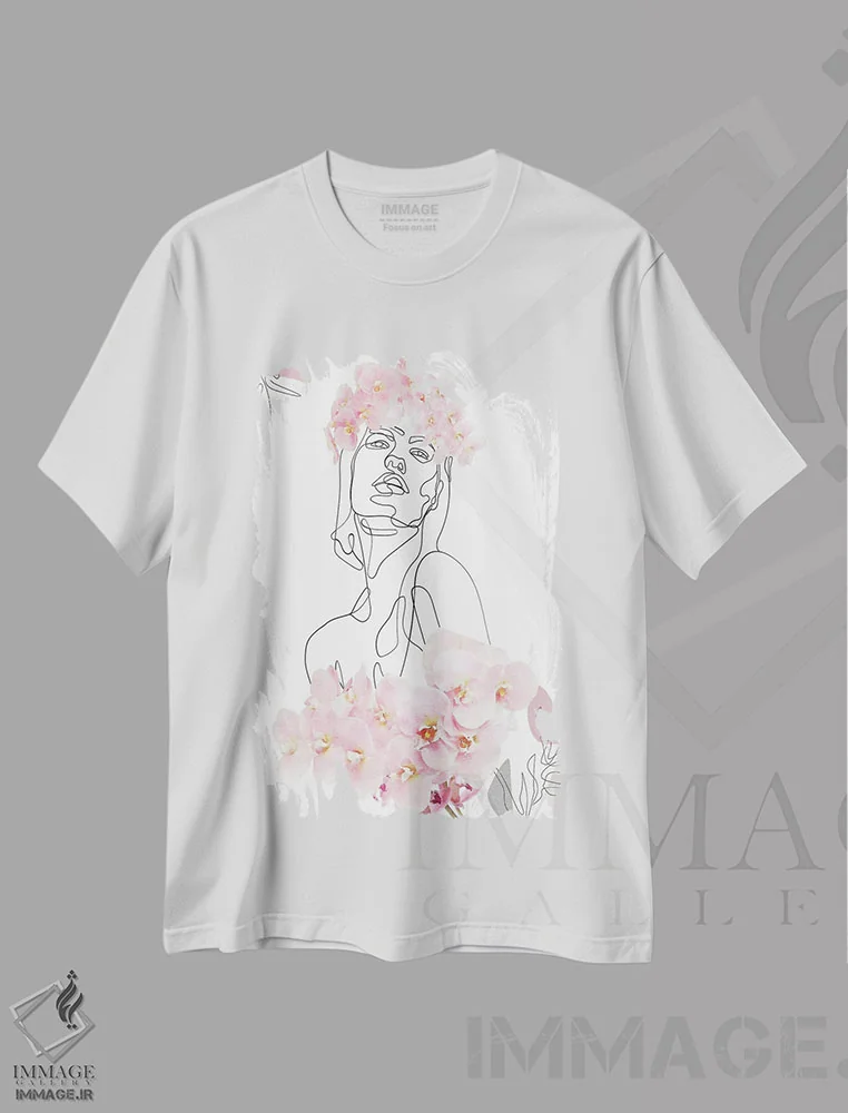 تیشرت سفید طرح دار امیدهای بزرگ، دکور بوهمی اثر جسی کیث | immage.ir