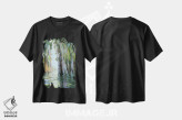 تیشرت مشکی طرح دار فرار به مناطق گرمسیری، دکور معاصر اثر جین اسلیوکا | immage.ir