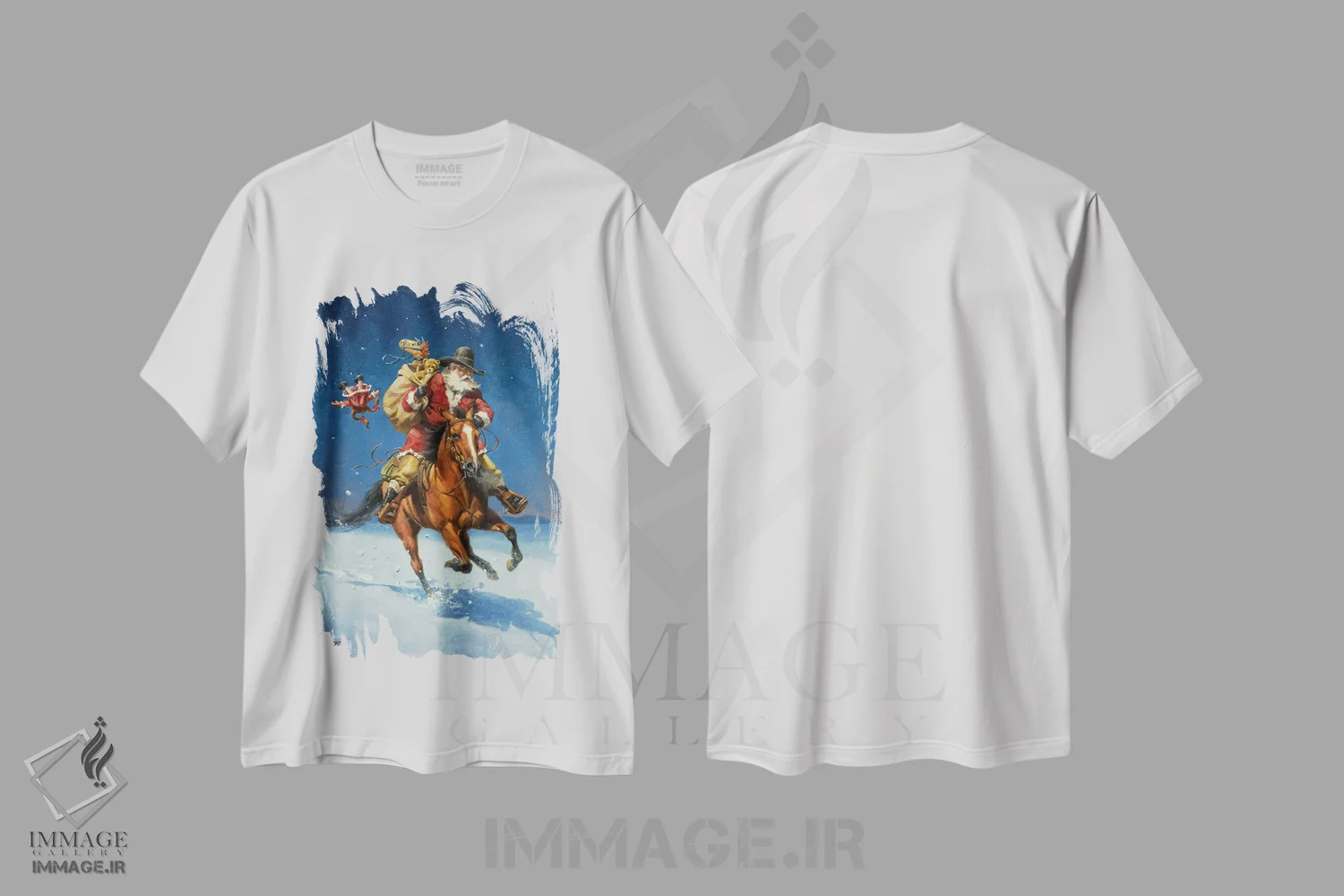 تیشرت سفید طرح دار سوارکار نیمه شب، تزئینی اثر جک سورنسن | immage.ir