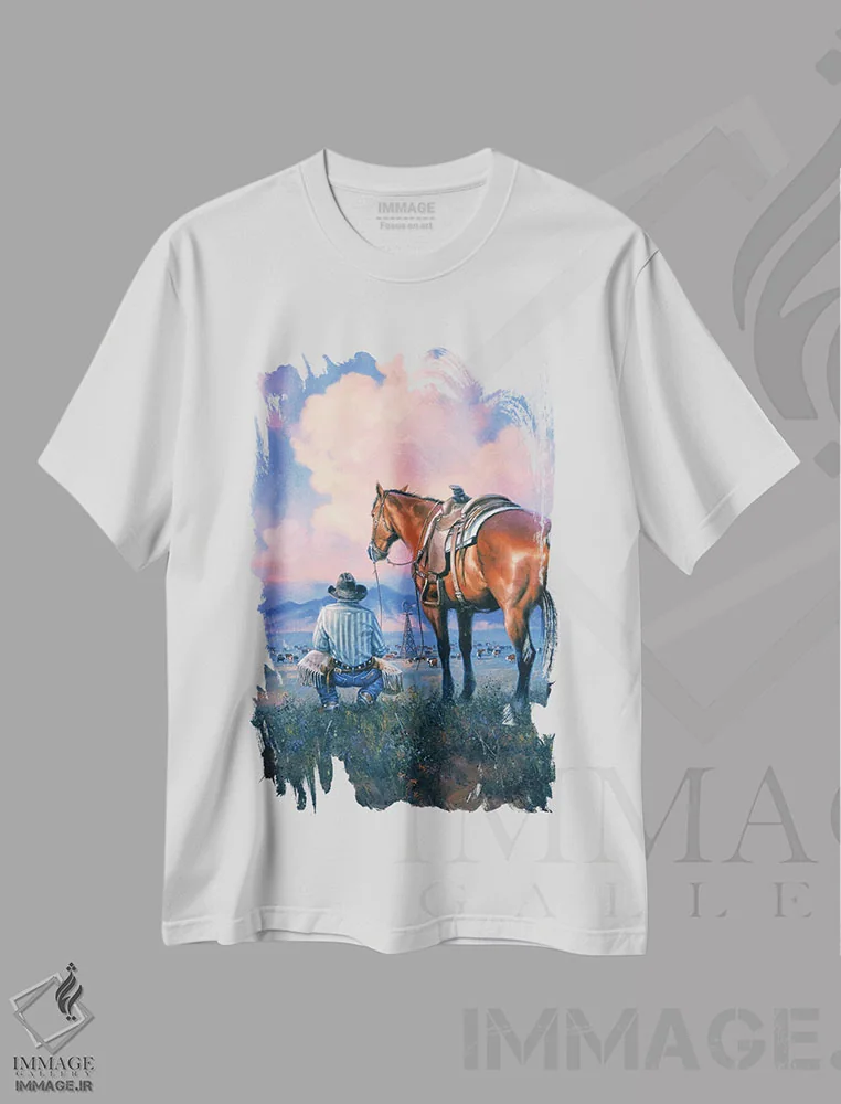 تیشرت سفید طرح دار شکرگزاری، تزئینی اثر جک سورنسن | immage.ir