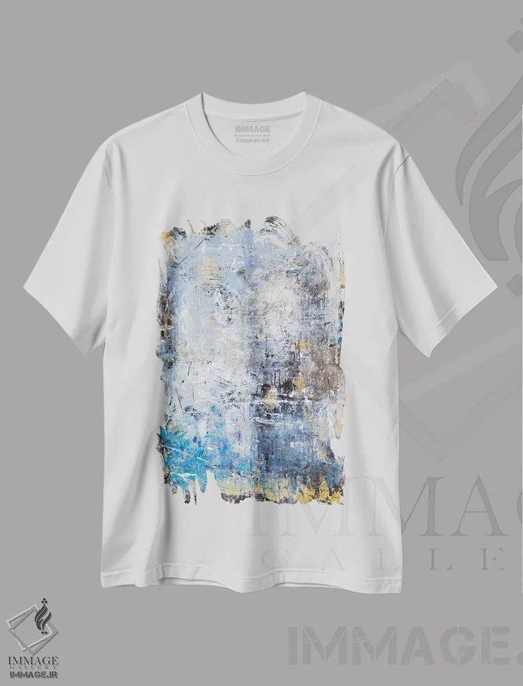 تیشرت سفید طرح دار آشکارسازی باستانی اثر جولیان اسپنسر | immage.ir