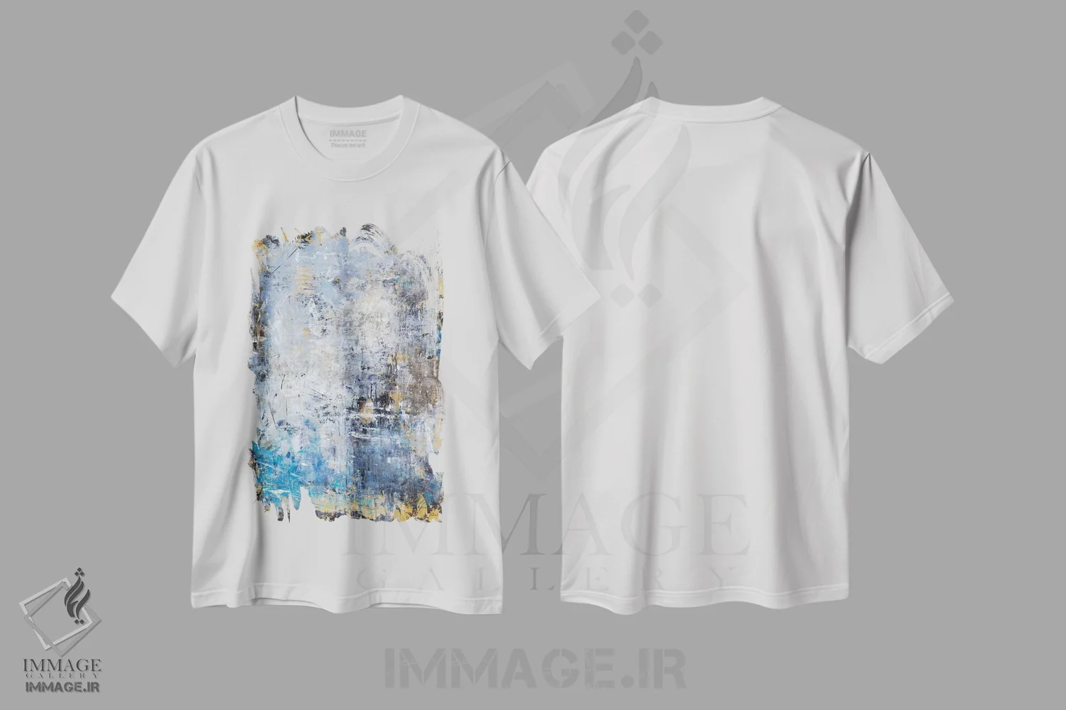 تیشرت سفید طرح دار آشکارسازی باستانی اثر جولیان اسپنسر | immage.ir