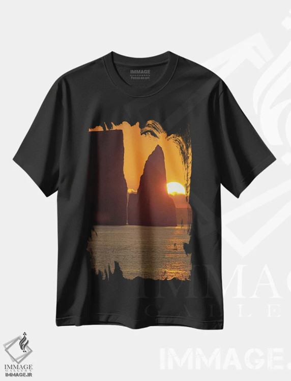 تیشرت مشکی طرح دار آثار جک استاین گروو - فروشگاه ایماژ