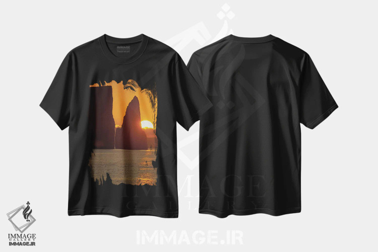 تیشرت مشکی طرح دار آثار جک استاین گروو - فروشگاه ایماژ