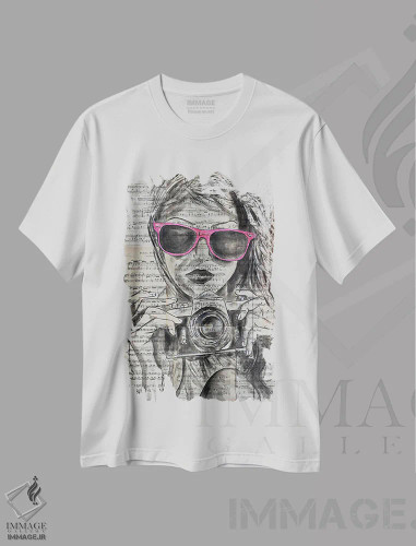 تیشرت سفید طرح دار روزهای تابستانی، هنر فاخر معاصر اثر جیسون سوو | فروشگاه ایماژ