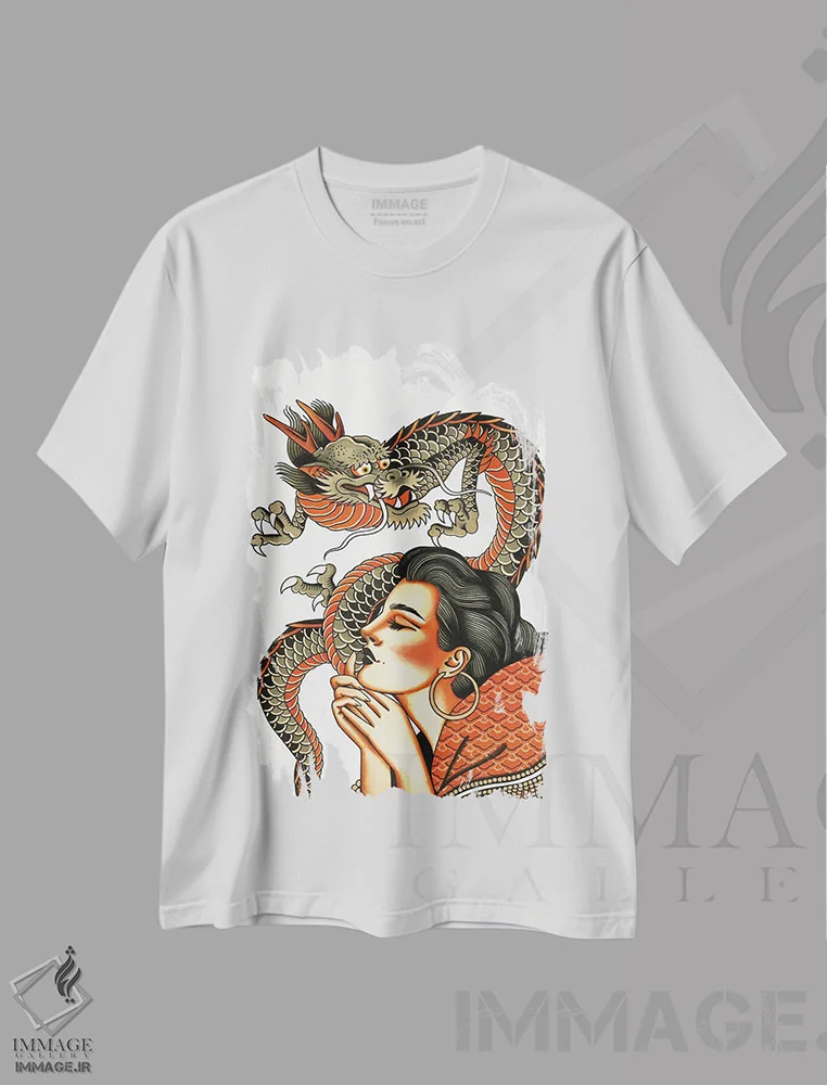 تیشرت سفید طرح دار آرزو کن ۲، دکوراسیون جایگزین اثر جسیکا اُ. | فروشگاه ایماژ