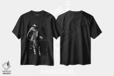 تیشرت مشکی طرح دار رودئوی کنده کاری ۸، هنر تزئینی سیاه و سفید اثر جولی تی. چاپمن | immage.ir