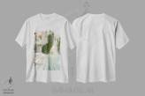 تیشرت سفید طرح دار بهشت سا، عکاسی ترکیبی اثر جیمز ترالی | immage.ir