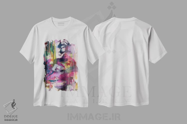 تیشرت سفید طرح دار راهم را گم کردم اما هرگز رویایم را از دست نمی دهم اثر جولیا بادو | فروشگاه ایماژ