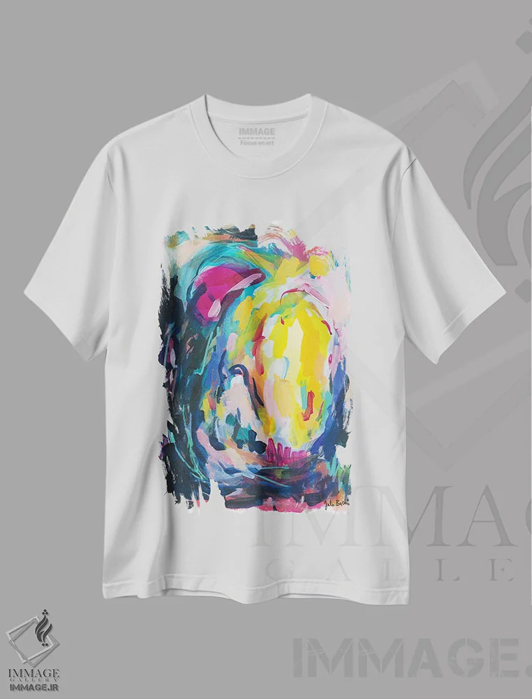 تیشرت سفید طرح دار تو نمی توانی مرا متوقف کنی اثر جولیا بادو | immage.ir