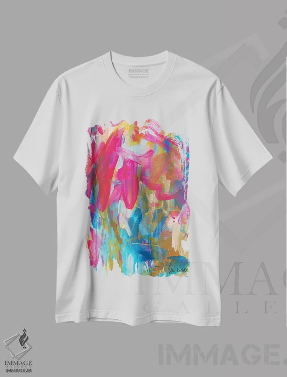 تیشرت سفید طرح دار This Love,چیز جالبی است، این عشق اثر جولیا بادو | immage.ir