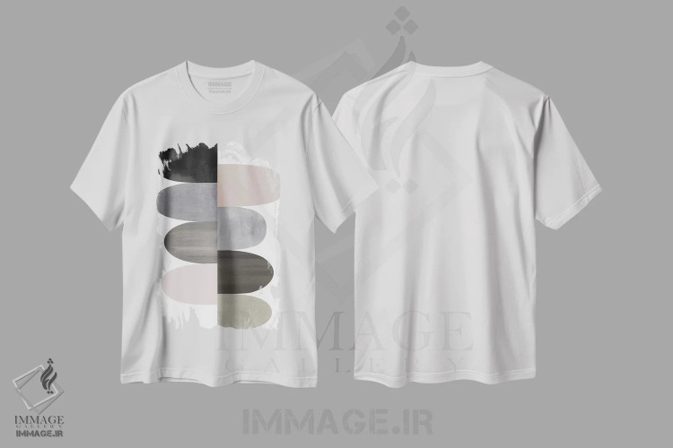 تیشرت سفید طرح دار گونهٔ درخشان ۱ اثر جاستین تامپسون | immage.ir