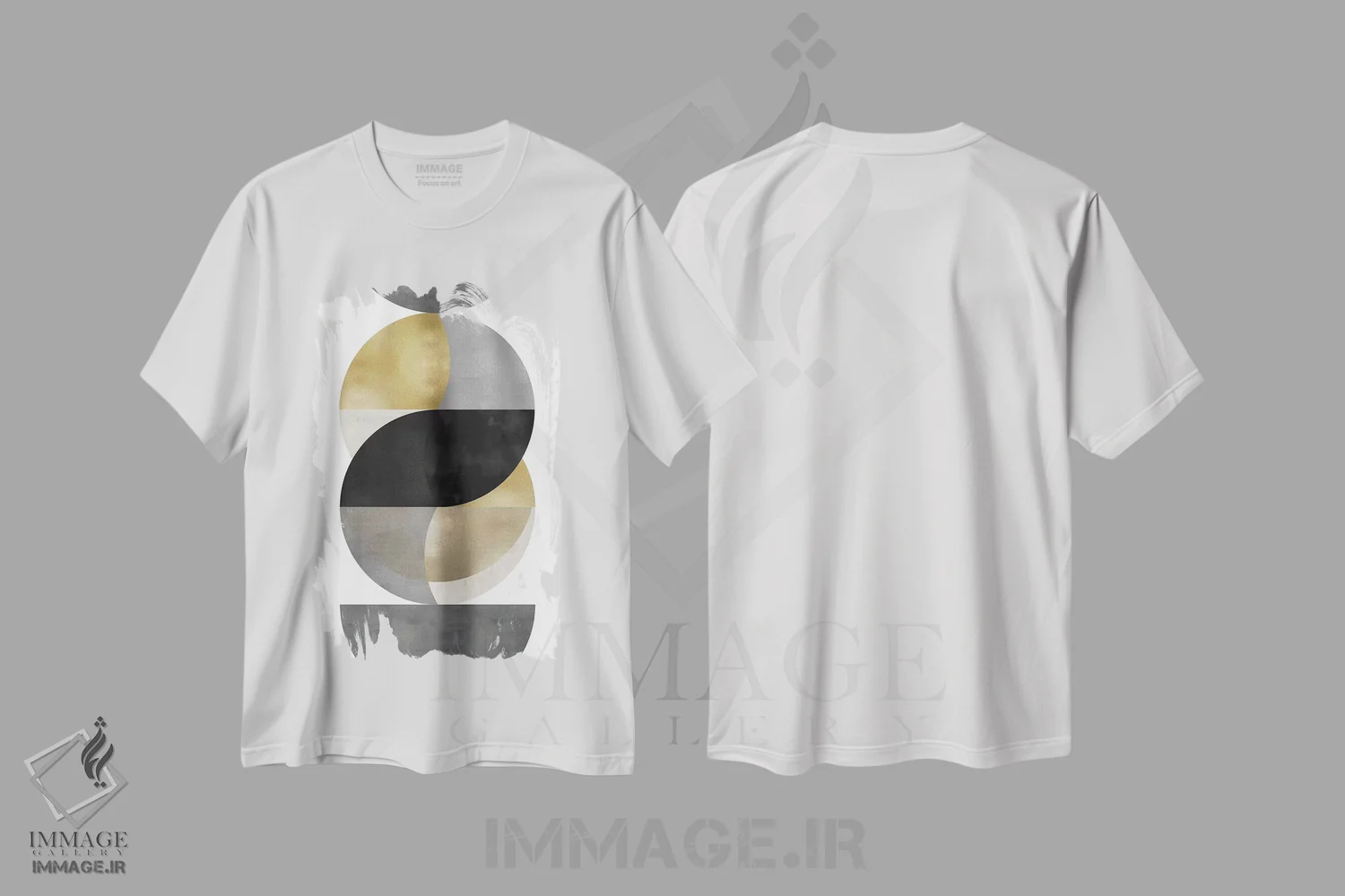 تیشرت سفید طرح دار چند لایه ۱ اثر جاستین تامپسون | immage.ir