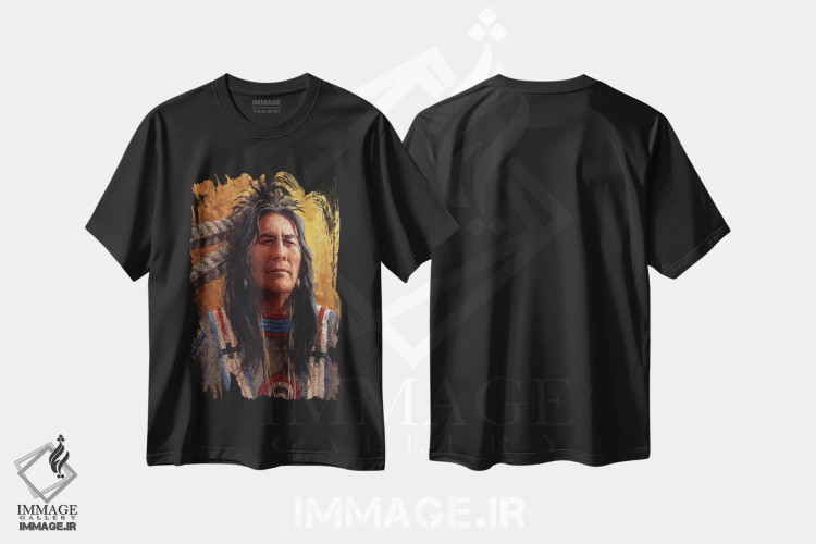 تیشرت مشکی طرح دار حکمت جغد، تزئینی اثر جو ولاسکز | فروشگاه ایماژ