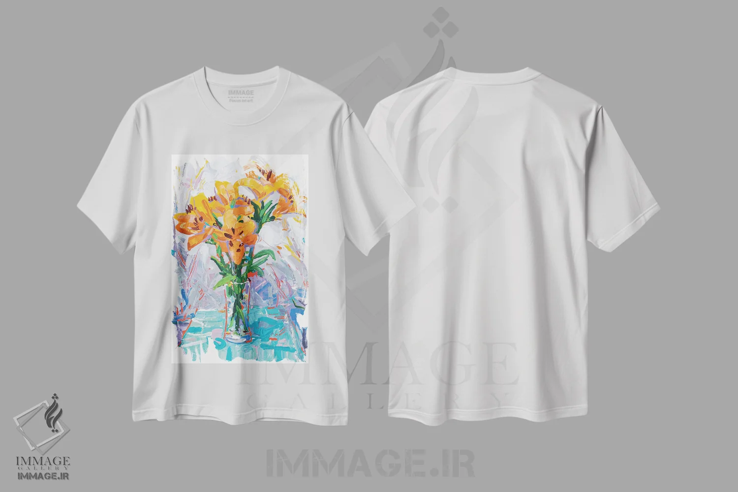 تیشرت سفید طرح دار حکمت جغد، تزئینی اثر جو ولاسکز | immage.ir