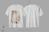 تیشرت سفید طرح دار سبک ایتالیایی، دکور معاصر اثر جکی ون توبل | فروشگاه ایماژ