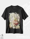 تیشرت مشکی طرح دار گل فروش، دکور معاصر اثر جکی ون توبل | فروشگاه ایماژ