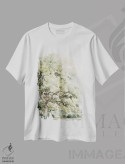 تیشرت سفید طرح دار درخت بلوط، دکور معاصر اثر جکی ون توبل | فروشگاه ایماژ