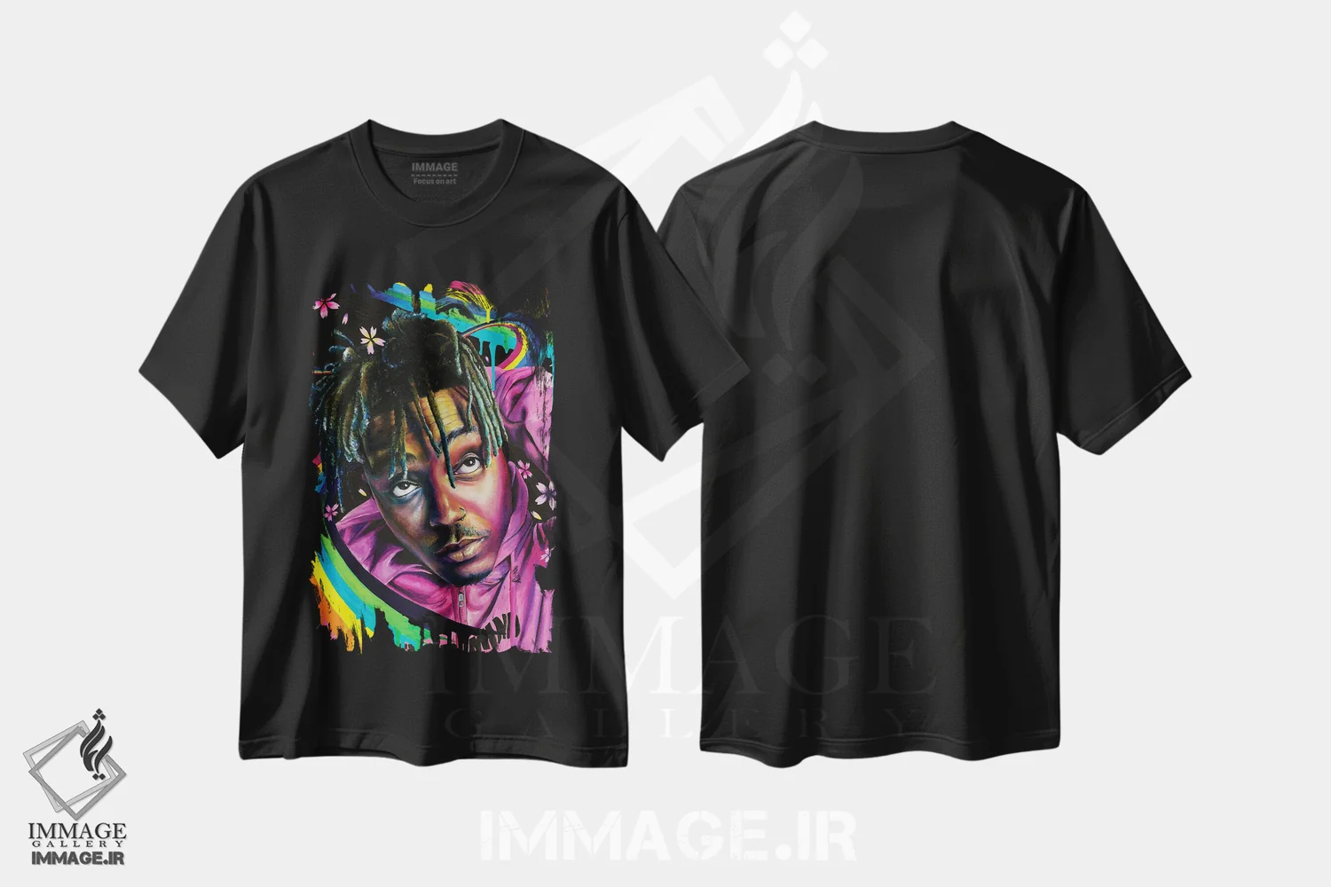 تیشرت مشکی طرح دار جویس وُرلد، مدیوم اثر جناویو لویی | immage.ir