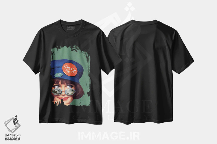 تیشرت مشکی طرح دار عالی، عکاسی ترکیبی اثر جولیا والک | immage.ir