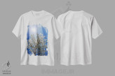 تیشرت سفید طرح دار آثار جینز گالری - فروشگاه ایماژ