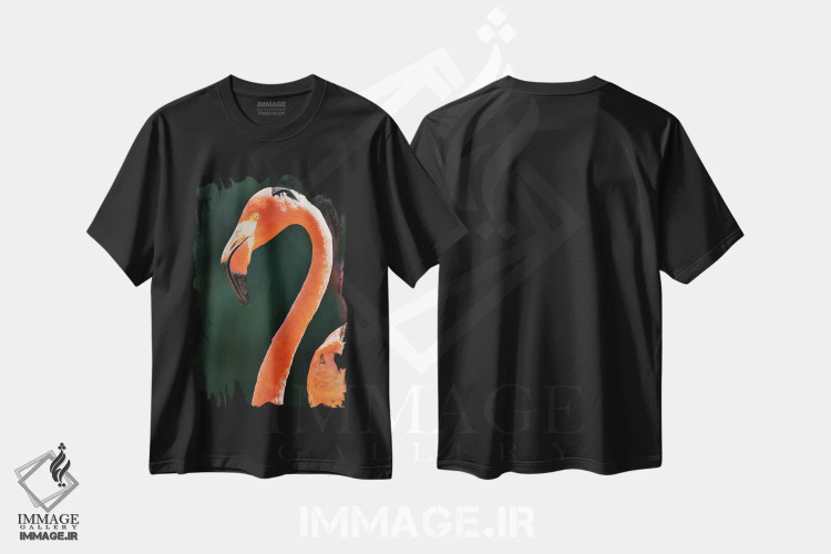 تیشرت مشکی طرح دار آثار جینز گالری - immage.ir