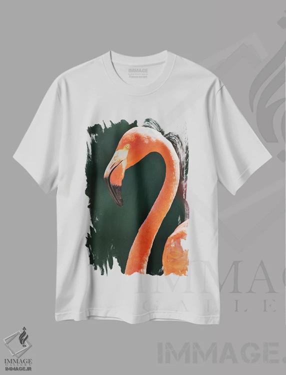 تیشرت سفید طرح دار آثار جینز گالری - فروشگاه ایماژ