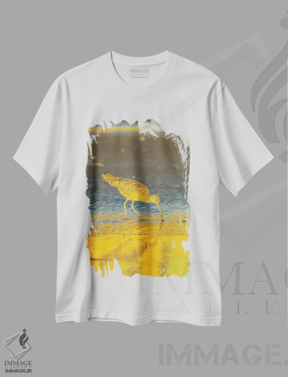 تیشرت سفید طرح دار آثار جینز گالری - immage.ir