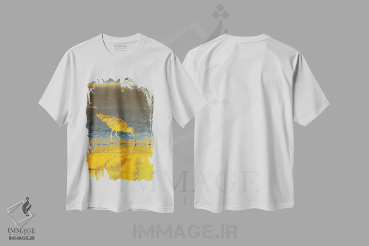 تیشرت سفید طرح دار آثار جینز گالری - immage.ir