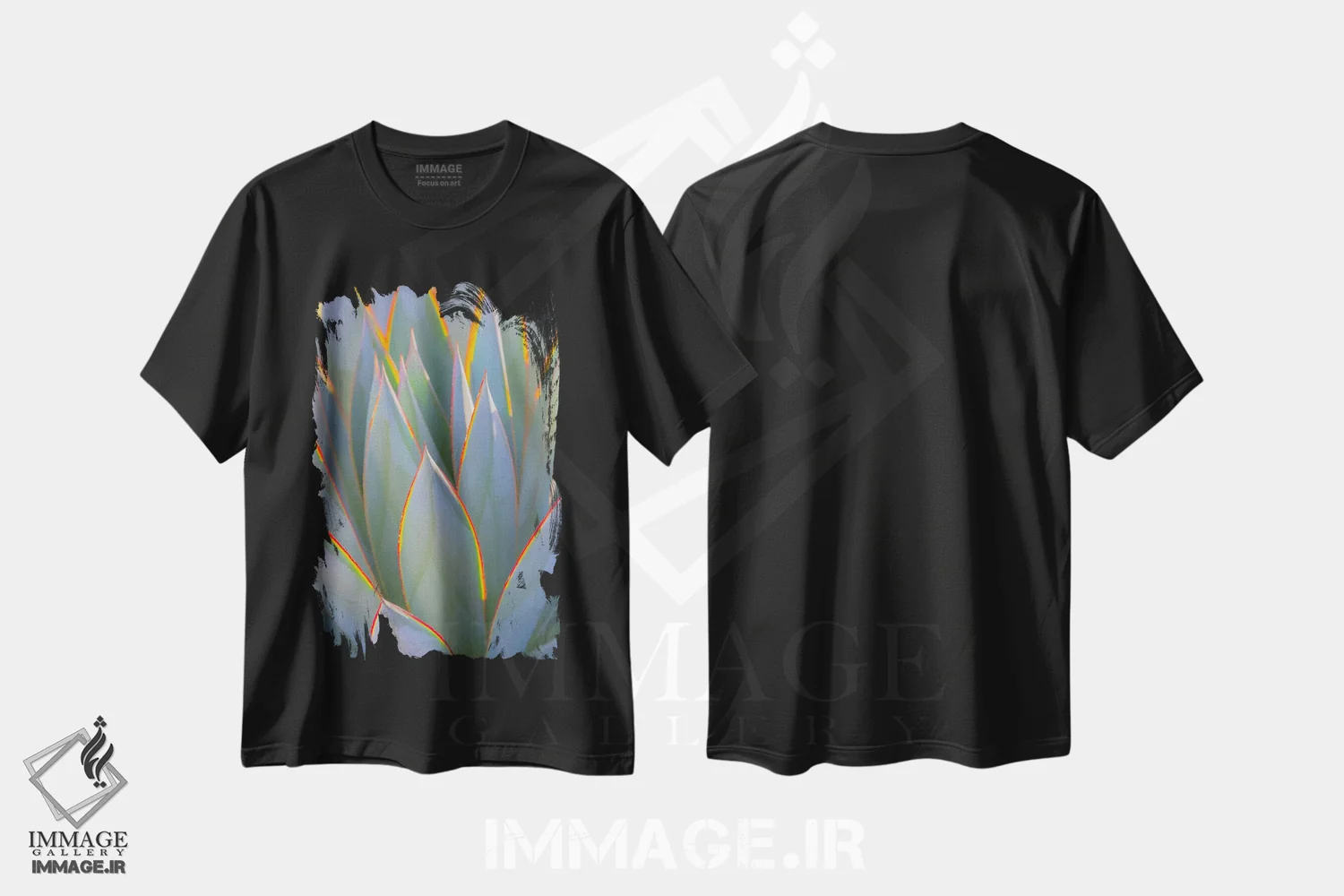 تیشرت مشکی طرح دار آثار جینز گالری - immage.ir