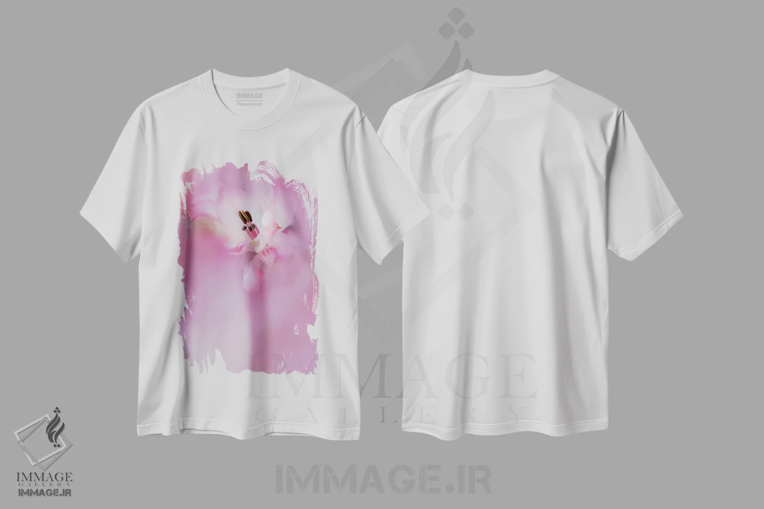 تیشرت سفید طرح دار آثار جینز گالری - immage.ir