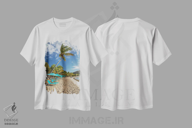 تیشرت سفید طرح دار آثار جینز گالری - immage.ir