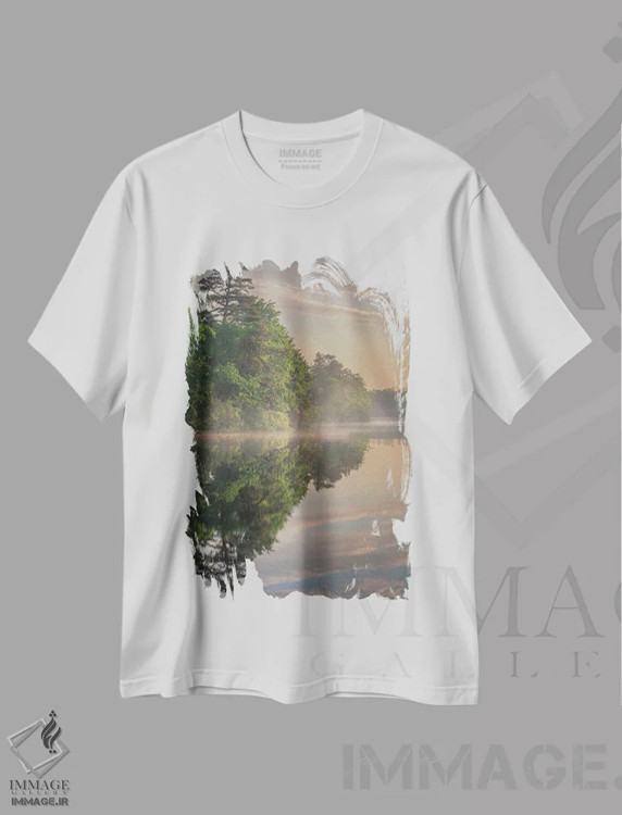 تیشرت سفید طرح دار آثار جینز گالری - immage.ir