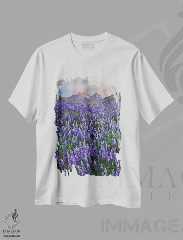 تیشرت سفید طرح دار آثار جینز گالری - immage.ir