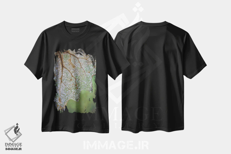 تیشرت مشکی طرح دار آثار جینز گالری - immage.ir