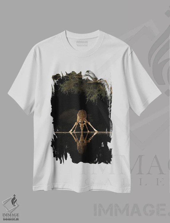 تیشرت سفید طرح دار آثار جینز گالری - immage.ir