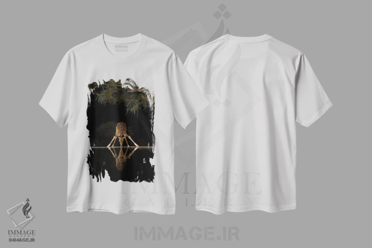 تیشرت سفید طرح دار آثار جینز گالری - immage.ir
