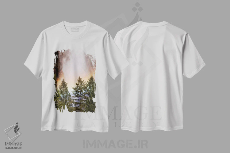 تیشرت سفید طرح دار آثار جینز گالری - immage.ir